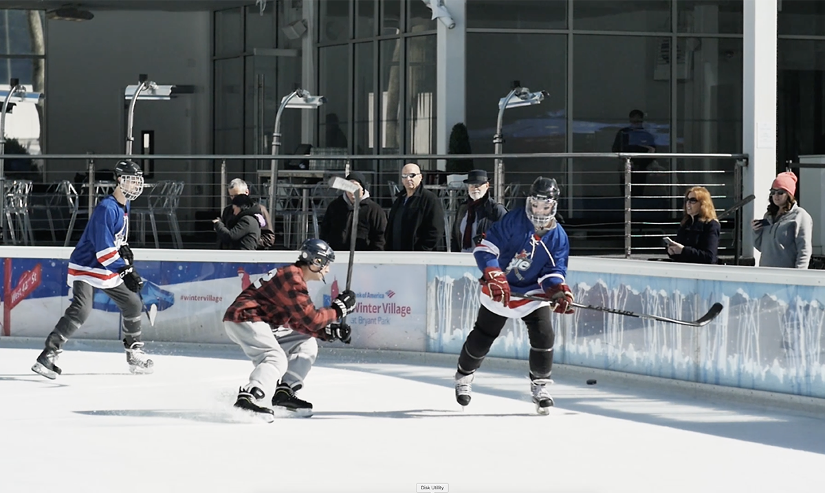 PHC Big Apple Pond Hockey Classic Man With A Cam